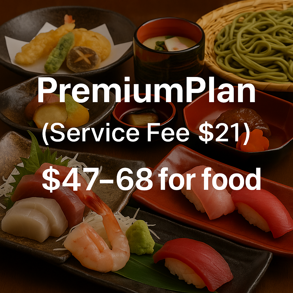 PREMIUM Plan   wasyoku Course