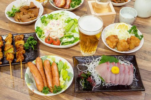 Izakaya light Plan – All-You-Can-Eat & Drink